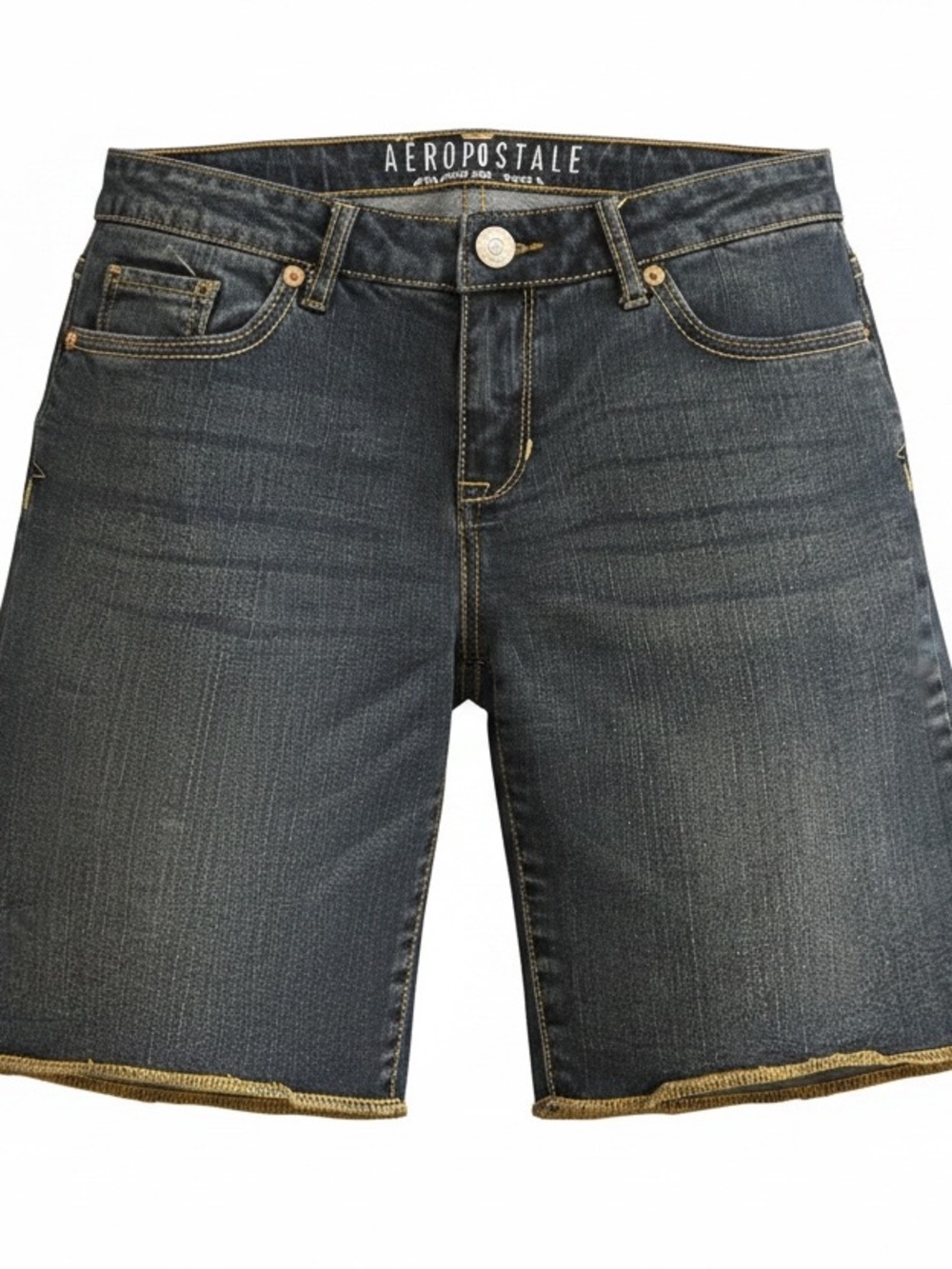 Classic Bermuda Aeropostale Dark Wash Denim Jean Shorts
